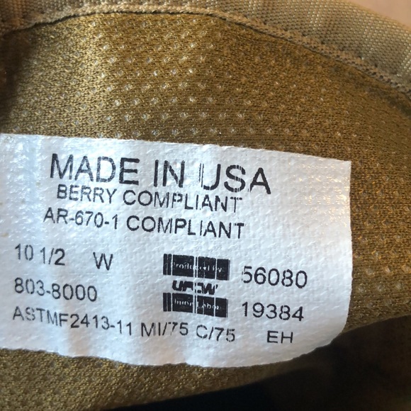 THOROGOOD 8″ COYOTE SAFETY TOE – MILITARY FOOTWEAR - Picture 3 of 8